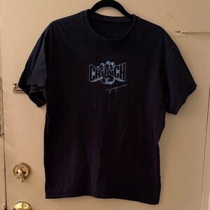 Men's Black T-Shirt Crunch No Judgement Size Small. Worn with TLC.